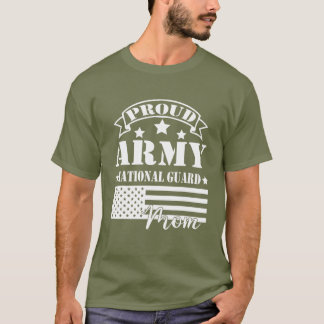 Proud Army National Guard Mum Funny Military Mum T-Shirt