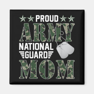 Proud Army National Guard Mum Military Family Vete Magnet