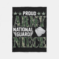 Proud Army National Guard Niece Military Family Ve