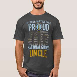 Proud Army National Guard Uncle  U  T-Shirt