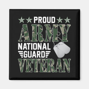 Proud Army National Guard Veteran Military Family  Magnet