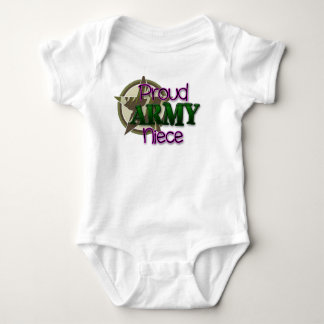 Proud ARMY Niece Baby Bodysuit