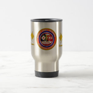 Proud Army Signal Corps Veteran Travel Mug