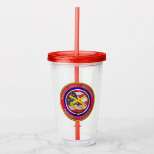 Proud Army Veteran Field Artillery Soldier Acrylic Tumbler