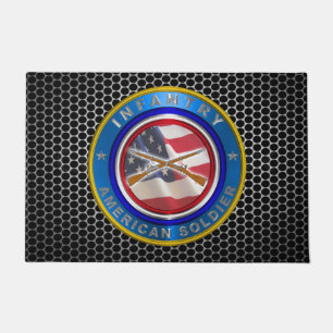 Proud Army Veteran Infantry Doormat