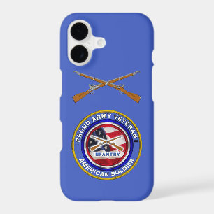 Proud Army Veteran Infantry Soldier Infantry Blue