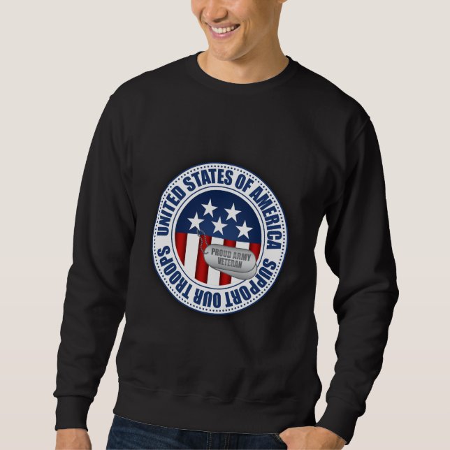 Proud Army Veteran Sweatshirt (Front)
