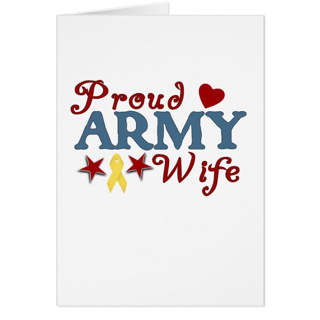 Proud Army Wife Collage (Front)
