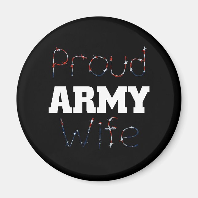 Proud Army Wife Magnet (Front)