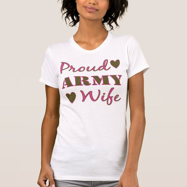 Proud-Army-Wife-T-shirt T-Shirt (Front)