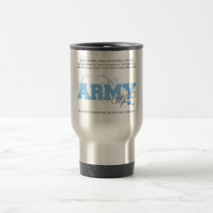 Proud ARMY Wife Travel Mug