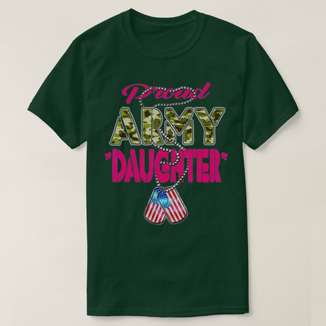 Proud Armys Grandma  Military Pride (34)  T-Shirt (Design Front)