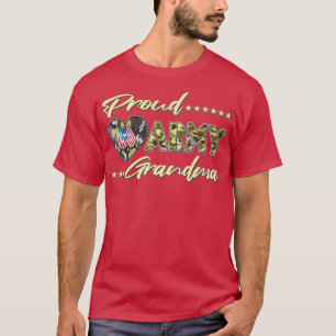 Proud Armys Grandma Military Pride (45) T-Shirt