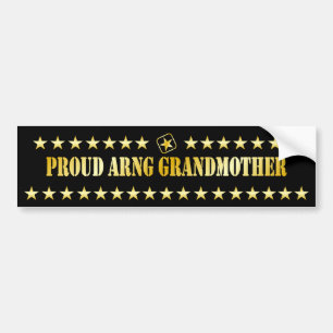Proud ARNG Grandmother Star Bumper Sticker