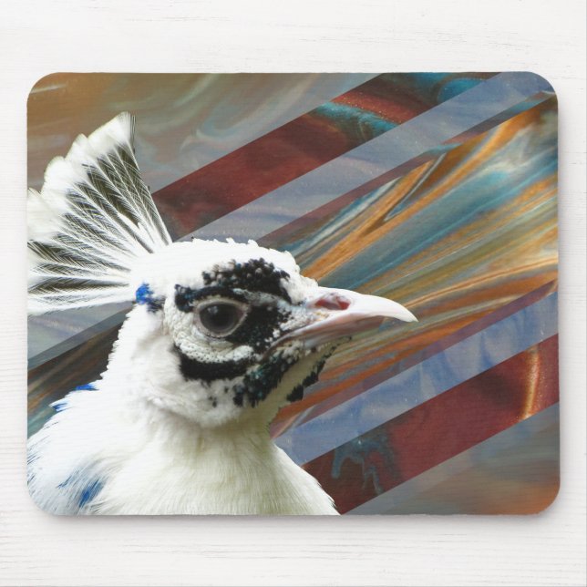 Proud as a Peacock Mousepad (Front)