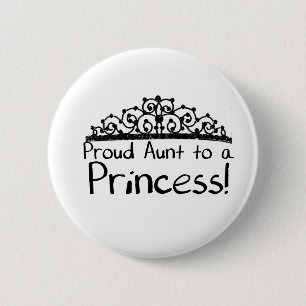Proud Aunt 6 Cm Round Badge