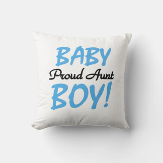 Proud Aunt Baby Boy T-shirts and Gifts Cushion