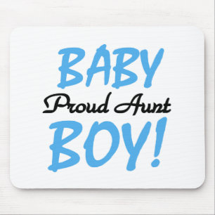 Proud Aunt Baby Boy Tshirts and Gifts Mouse Pad
