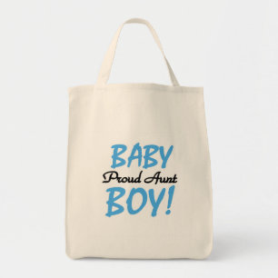 Proud Aunt Baby Boy Tshirts and Gifts Tote Bag