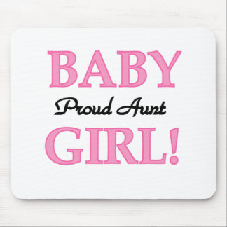Proud Aunt Baby Girl Tshirts and Gifts Mouse Pad