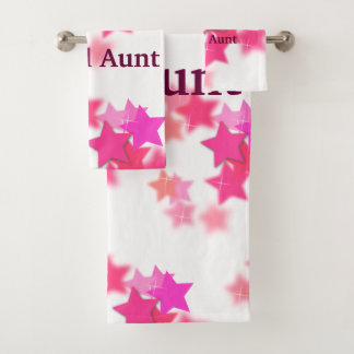Proud Aunt Bath Towel Set