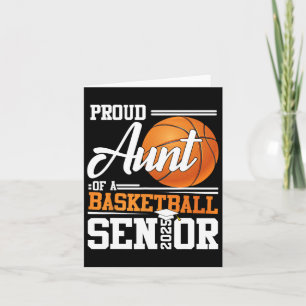 Proud Aunt Of A 2025 Senior Graduate Sketll  Card