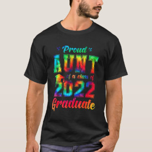 Proud Aunt Of A Class Of 2022 Graduate Senior Stud T-Shirt