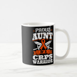 Proud Aunt Of A Crps Warrior Rsd Awareness Ribbon Coffee Mug