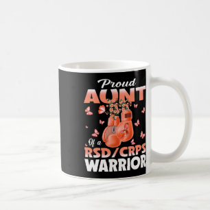 Proud Aunt Of A Rsd Crps Warrior Awareness Boxing Coffee Mug