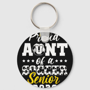 Proud Aunt Of A Soccer Senior 2026 Graduation Gift Key Ring