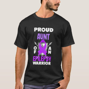 Proud Aunt Of An Epilepsy Warrior Epilepsy T-Shirt