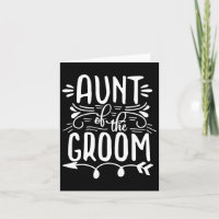Proud Aunt Of The Groom Wedding Marriage Family 