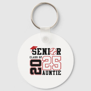 Proud Auntie Of A Bysebyll Senior 2025 Graduation Key Ring