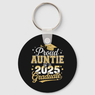 Proud Auntie Of A Cl Of 2025 Graduate Senior Gradu Key Ring