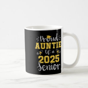 Proud Auntie Of A Cl Of 2025 Senior Graduate 2025 Coffee Mug