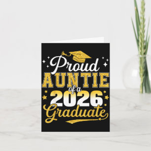 Proud auntie of a class of 2026 graduate seniorPro Card