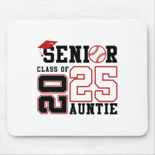 Proud Auntie Of A Sell Senior 2025 Graduation Mouse Pad