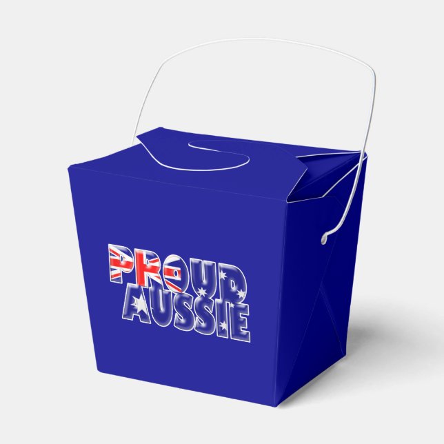 proud Aussie - Favour Box (Front Side)