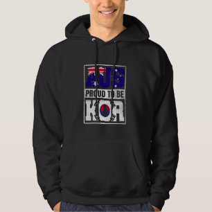 Proud Australian Korean Mix Australia South Korea  Hoodie