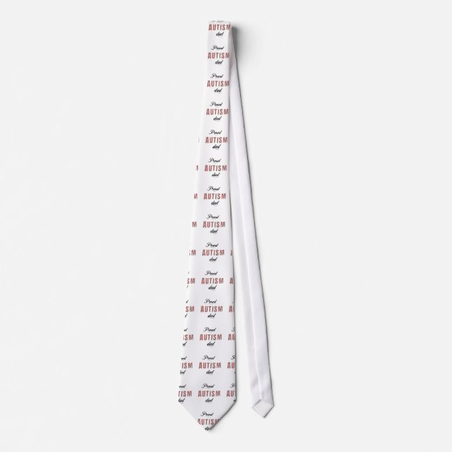Proud autism dad tie (Front)