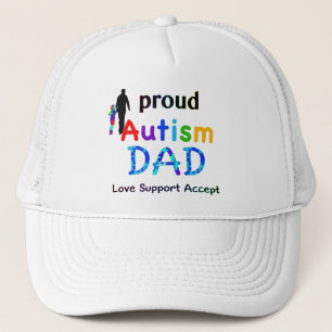 Proud Autism Dad Trucker Hat
