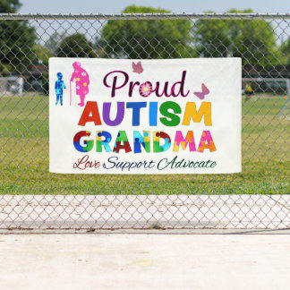 Proud Autism Grandma Banner
