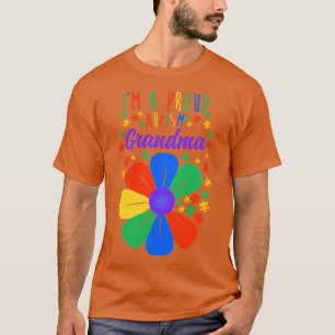 proud autism grandma Sunflower T-Shirt