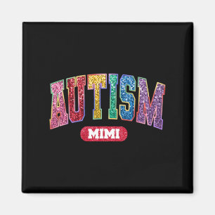 Proud Autism Mimi Autism Awareness Month Family Ma Magnet