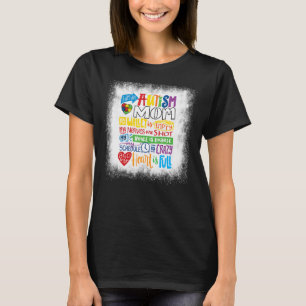 Proud Autism Mother Quote  I'm An Autism Mum  Wall T-Shirt