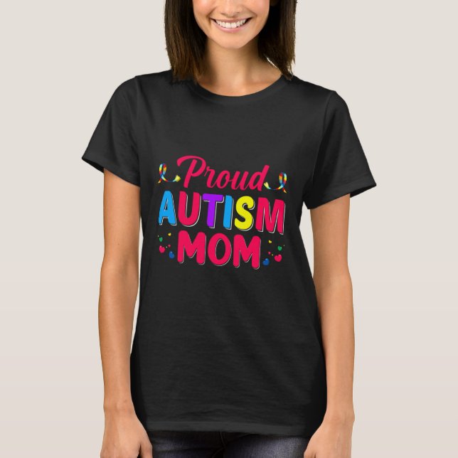 Proud Autism Mum Active T-Shirt (Front)