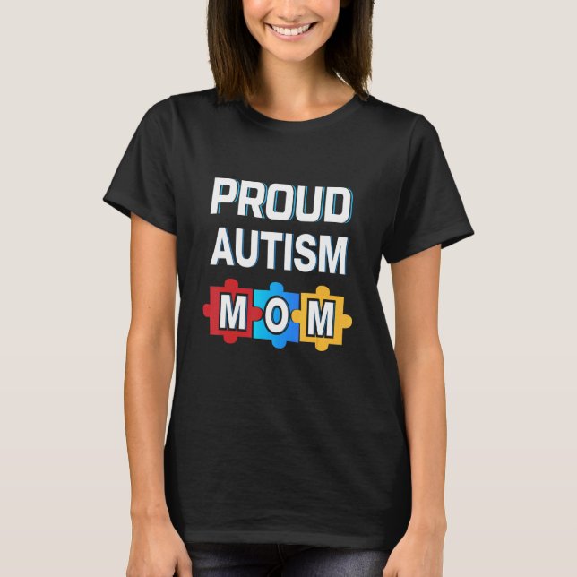 Proud Autism Mum Essential T-Shirt (Front)