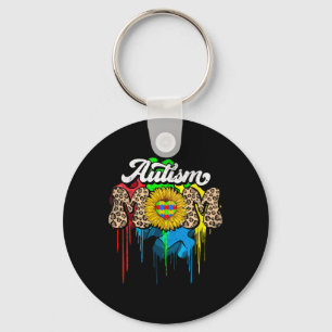 Proud Autism Mum Support Autism Awareness Month Wo Key Ring