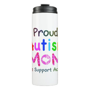 Proud Autism Mum Thermal Tumbler