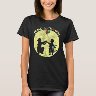 Proud Autism Mum Unconditional Love Puzzle Pieces  T-Shirt